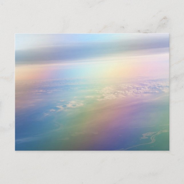 Rainbow Earth LebensEssenz Postkarte (Vorderseite)