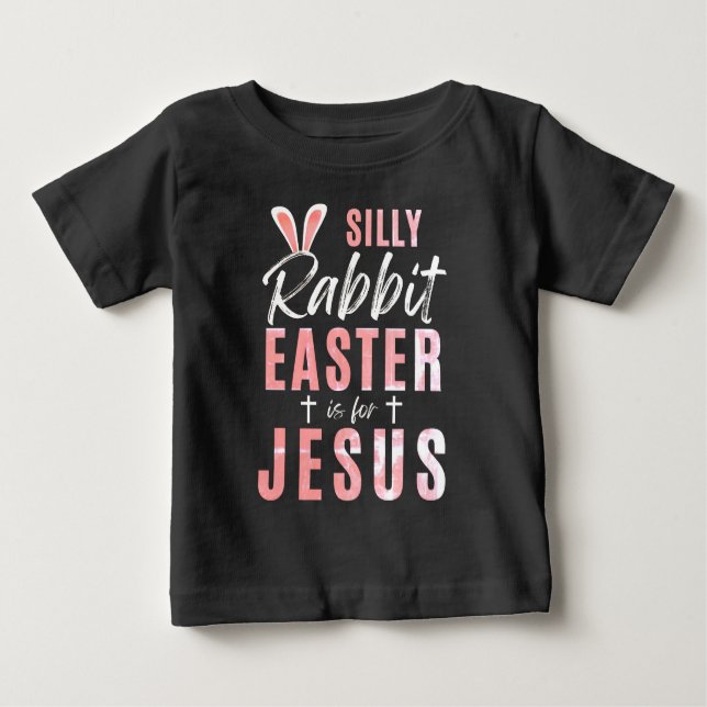 Rainbow Easter Bunny - Ostern Baby T-shirt (Vorderseite)