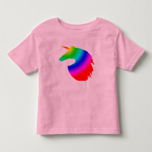 Rainbow-Einhorn Kleinkind T-shirt
