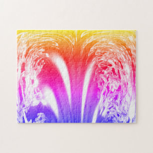 Rainbow-Eiskunst Puzzle