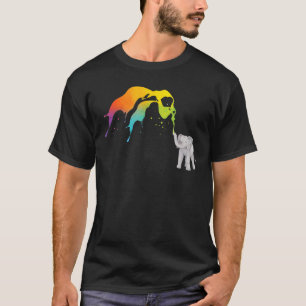 Rainbow Elephant Safari Animal Whisperer Zoology T-Shirt
