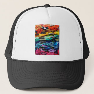 Rainbow Embroidery Floss | Threads | Nähen Truckerkappe