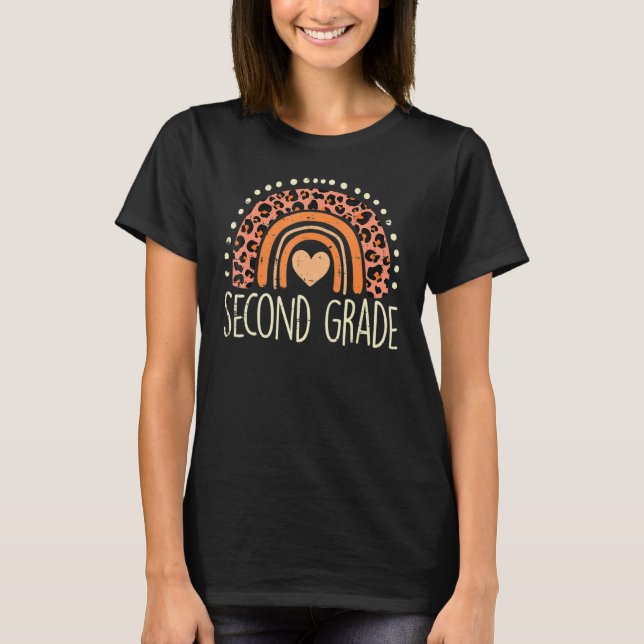 Rainbow Erster Schultag T-Shirt (Vorderseite)