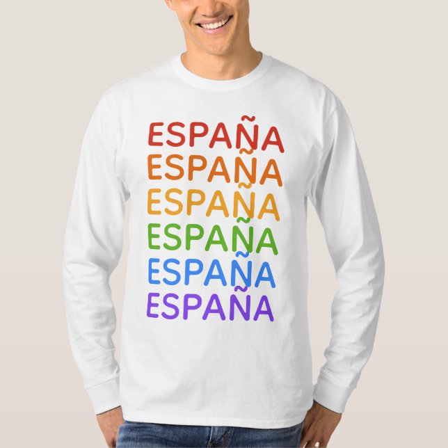 Rainbow España Spanien Shirts & Jacken (Vorderseite)