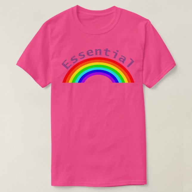 Rainbow Essential T-Shirt (Design vorne)