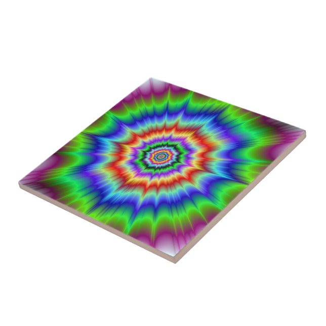 Rainbow-Explosionsfliese Fliese (Seite)