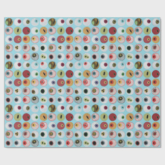 Rainbow-Eyeballs Geschenkpapier