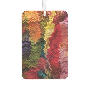 Rainbow Fabric Abstrakt Air Freshener Autolufterfrischer