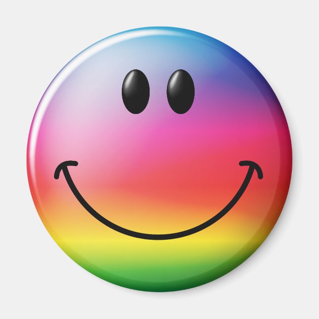 Rainbow Face Magnet (Vorne)