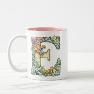 Rainbow Fairy Initial 'E' Zweifarbige Tasse