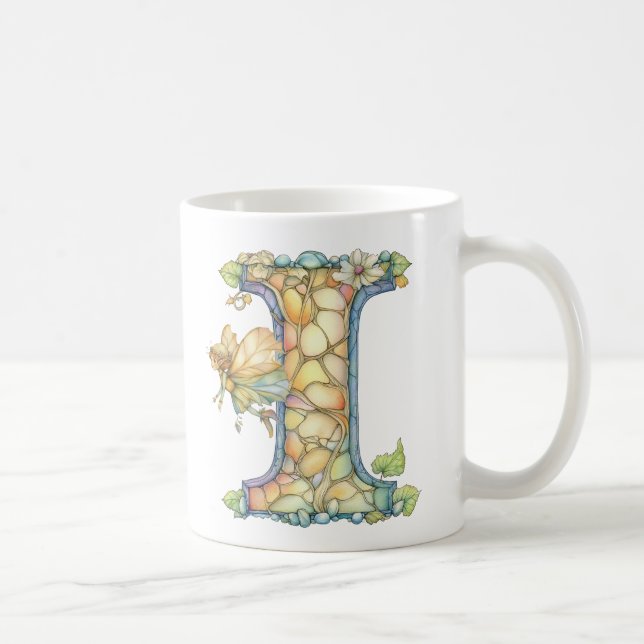 Rainbow Fairy Initial "I" Kaffeetasse (Rechts)