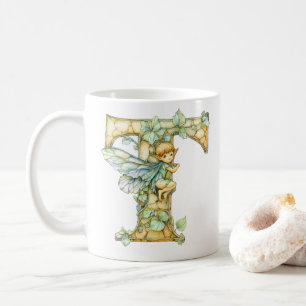 Rainbow Fairy Initial 'T' Kaffeetasse