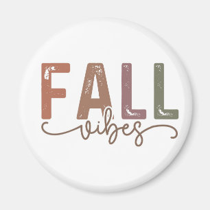 Rainbow Fall Vibes Magnet