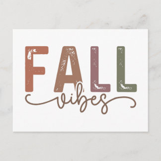 Rainbow Fall Vibes Postkarte