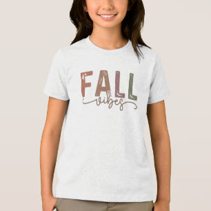Rainbow Fall Vibes Tri-Blend Shirt