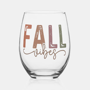Rainbow Fall Vibes Weinglas Ohne Stiel