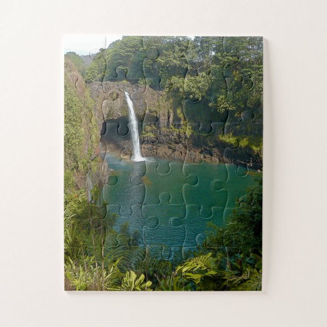 RAINBOW FALLS /BIG ISLAND/ HAWAII PUZZLE (Vertikal)