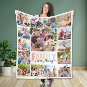 Rainbow Family ist alles 15 Foto Fleecedecke