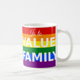 Rainbow Family Value-Tasse Kaffeetasse