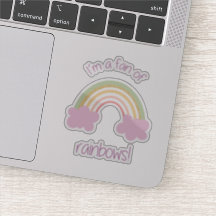 Rainbow Fan Sticker