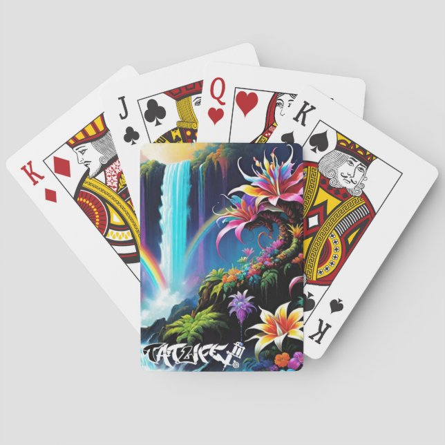 Rainbow Fantasy Forest Classic Spielkarten (Rückseite)