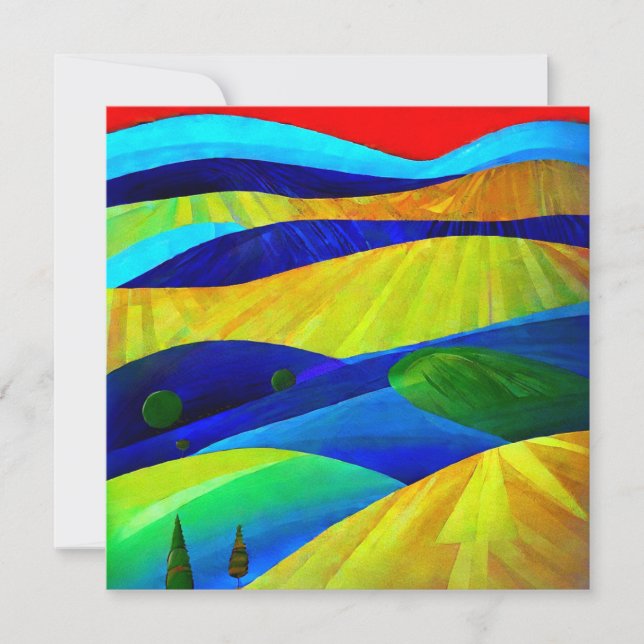 Rainbow Fantasy Hills Landschaft (Vorderseite)