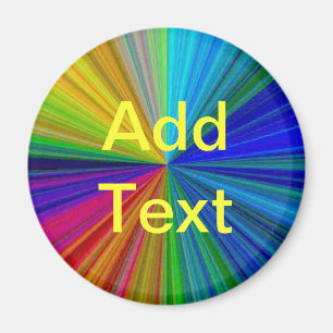 Rainbow-Farben hinzufügen Magnet