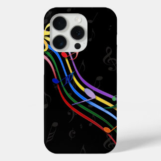 Rainbow-farbene Musiknoten Case-Mate iPhone Hülle