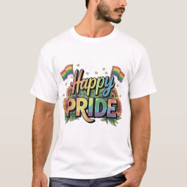 RAINBOW FARBIERTES GAY PRIDE SPRICHWORT T-Shirt
