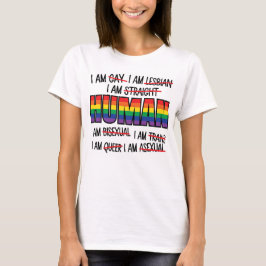 RAINBOW FARBIERTES GAY PRIDE SPRICHWORT T-Shirt