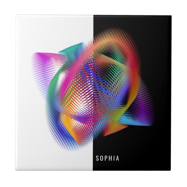 Rainbow-Farblicht Fliese (Vorderseite)