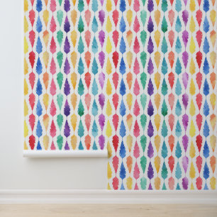 Rainbow Feather Pattern Tapete