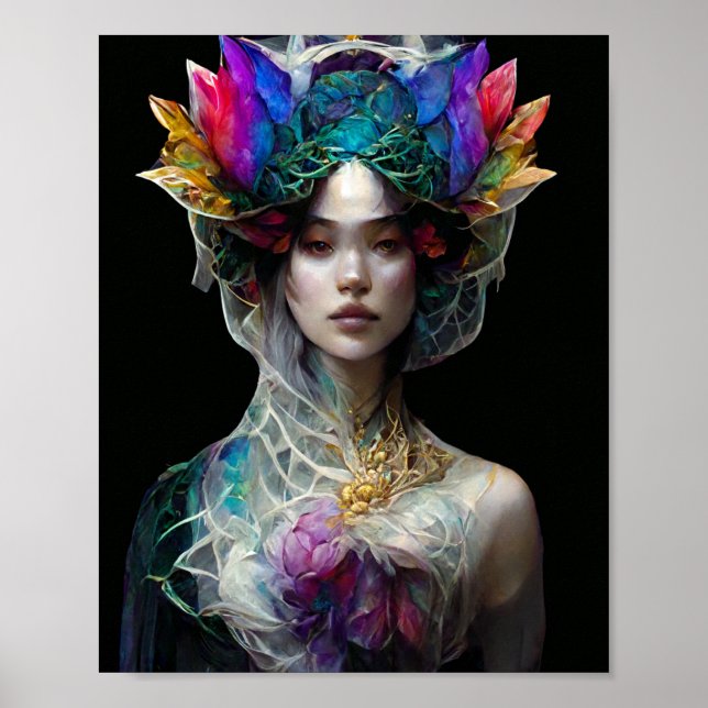 Rainbow Fee Fantasy Art Poster (Vorne)