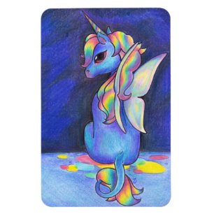 Rainbow Fee Unicorn Magnet