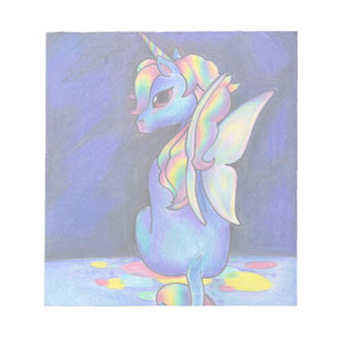 Rainbow Fee Unicorn Notizblock