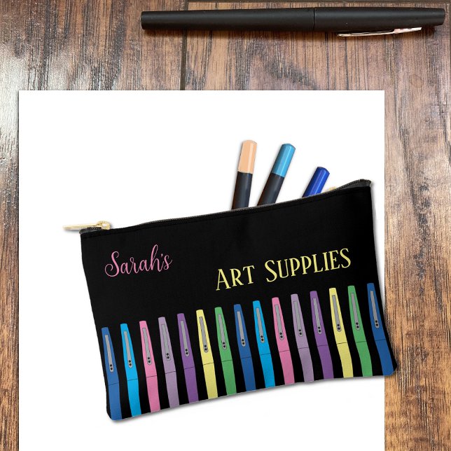 Rainbow Felt Pens Doodle Pencil Pouch Zubehörtasche (Von Creator hochgeladen)