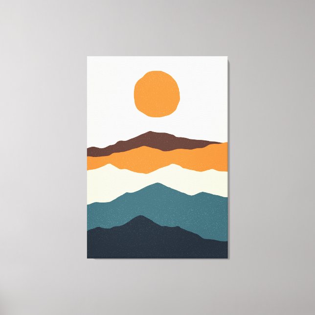 Rainbow Field Leinwanddruck (Vorderseite)