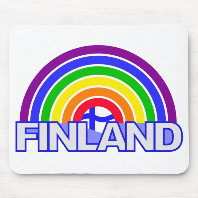 Rainbow Finland Mousepad (Vorne)