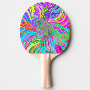 Rainbow Fire Ping Pong Paddle Tischtennis Schläger