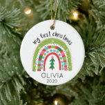 Rainbow First Christmas Ornament<br><div class="desc">Regenbogenschmuck</div>