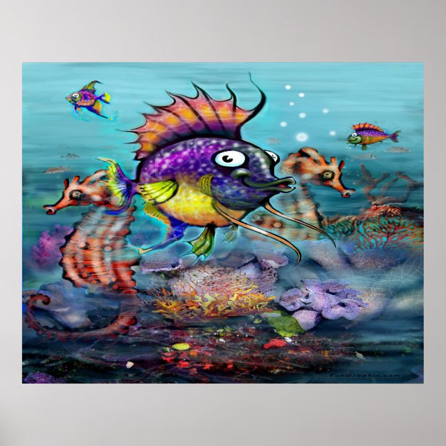 Rainbow Fish Poster (Vorne)