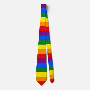 RAINBOW FLAG FLAG FARBEN + Ihre Ideen Krawatte