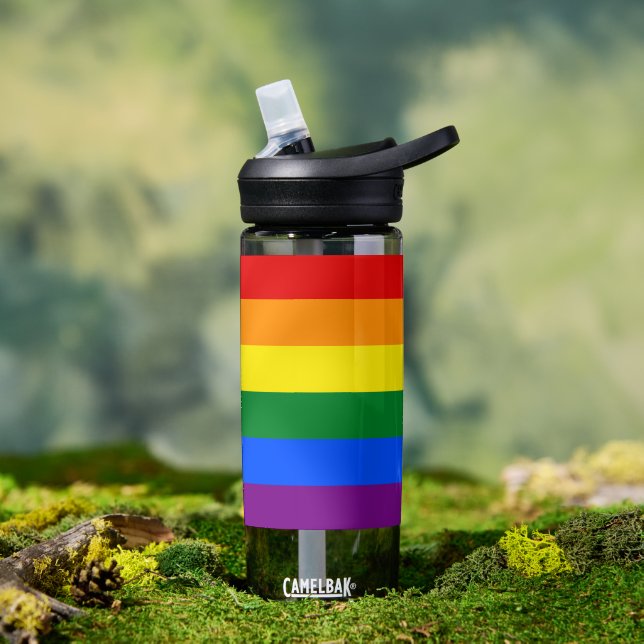 Rainbow Flag Flasche, Stolz, LGBT Trinkflasche (Außenbereich)