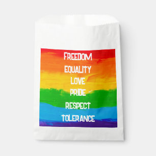 Rainbow Flag Gay Lesbian LGBT Geschenktütchen