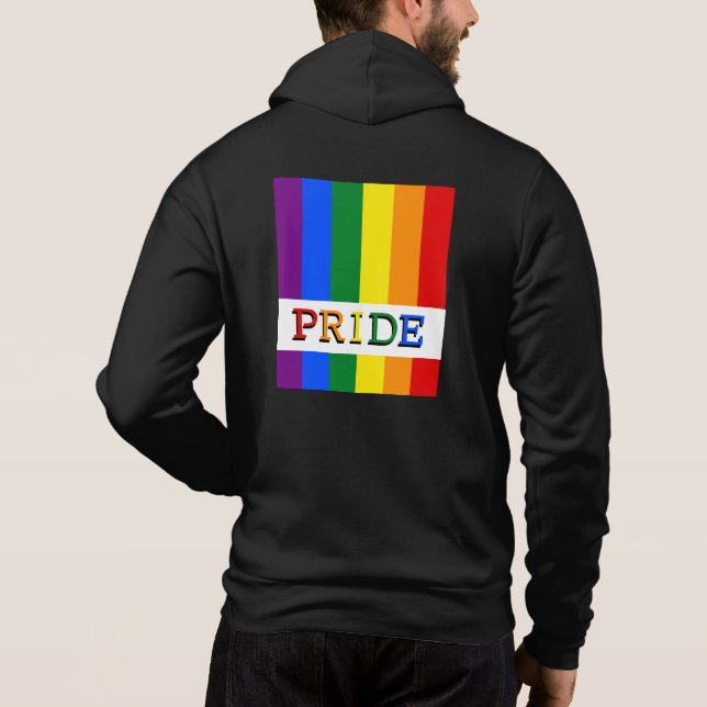 Rainbow Flag Hoodie & LGBT, Prix Mode (Rückseite)