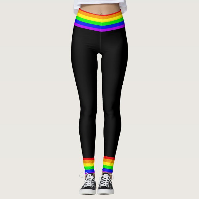 Rainbow Flag Leggings (Vorderseite)