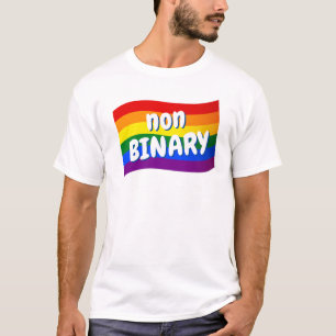 Rainbow Flag Nicht binärer LGBT LGBT LGBTQ-Stolz T-Shirt