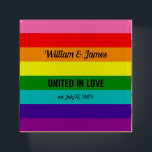 Rainbow Flag Original 8 Streifen LGBT Gay Wedding Briefbeschwerer<br><div class="desc">Paperweight,  Gay Marriage Rainbow Gay Pride LGBT Original 8 Streifen Flag Einziges Hochzeitsgeschenk mit individuellem Text: Einstimmig in Liebe,  Namenspapel hinzufügen,  Datum und Text Rainbow Gay Pride LGBT Original 8 Streifen Flag,  Original 8-Streifen Version von Gilbert Baker 1978,  Sie können alle Texte ändern oder löschen</div>