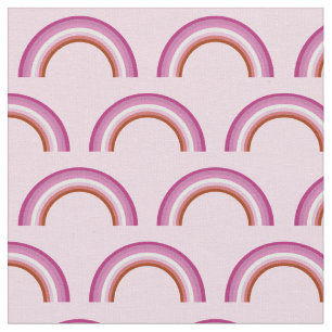Rainbow Flag Pink Stoff
