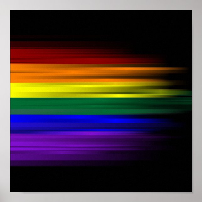 Rainbow Flag Posters Poster (Vorne)